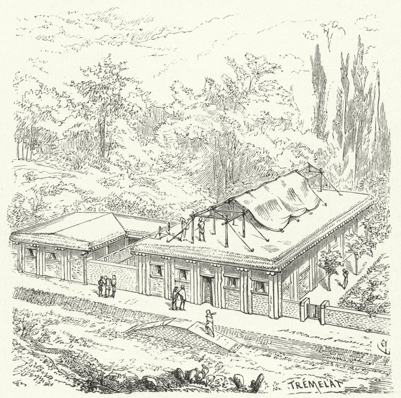 Viviendas asirias antiguas de Eugene Emmanuel after Viollet le Duc