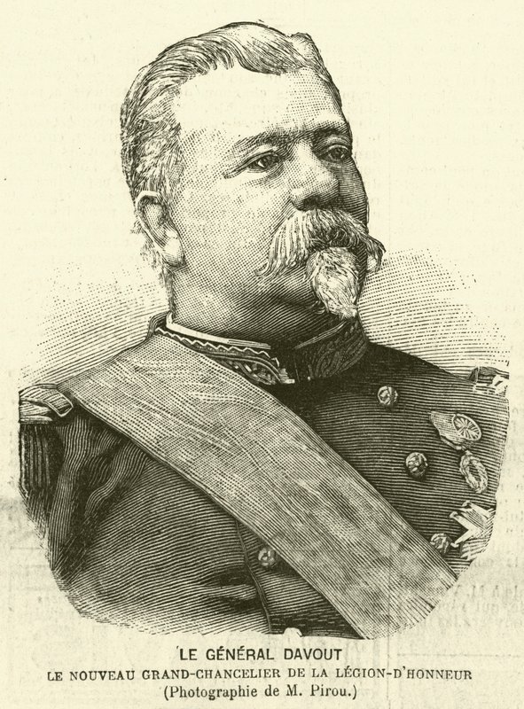 General Davout, soldado francés y nuevo Gran Canciller de la Legión de Honor de Eugene Pirou
