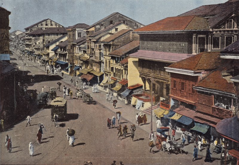 Bombay, una calle de la ciudad blanca de European Photographer