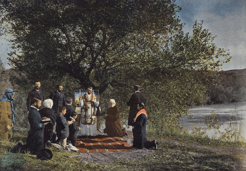 La misa en la orilla del Jordán de European Photographer