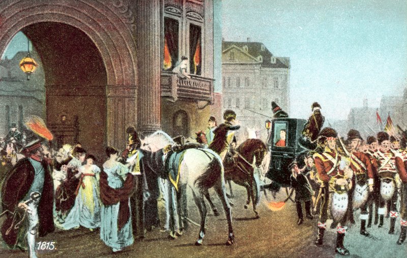 1815, 16 de junio de 1815, Fin del baile de European School