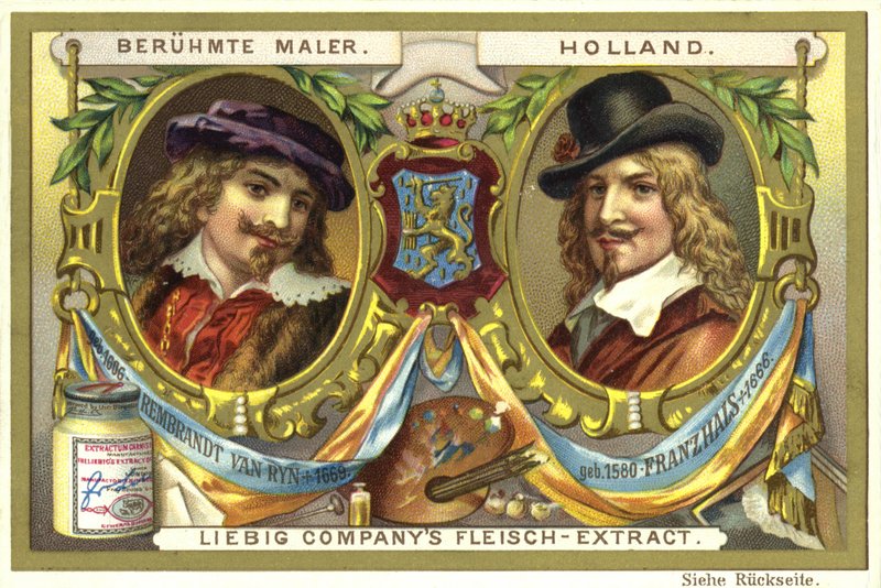 Rembrandt van Rijn y Frans Hals, artistas holandeses de European School