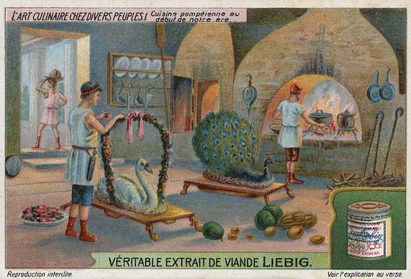 Cocina romana en Pompeya de European School