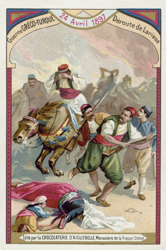 Derrota de los griegos en Larissa, Guerra Greco-Turca, 24 de abril de 1897 de European School
