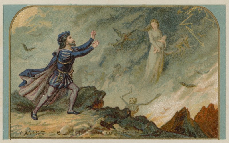 Escena de Fausto: la aparición del Brocken de European School
