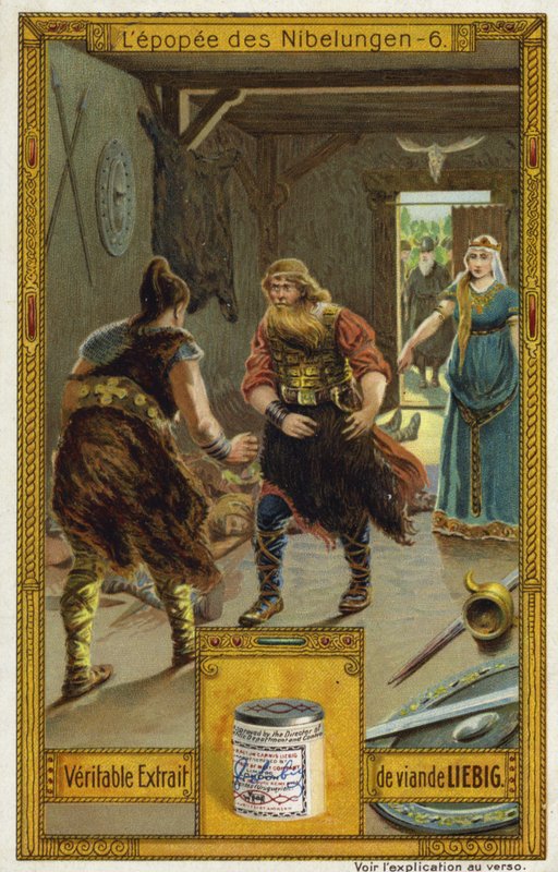Escena del Cantar de los Nibelungos de European School