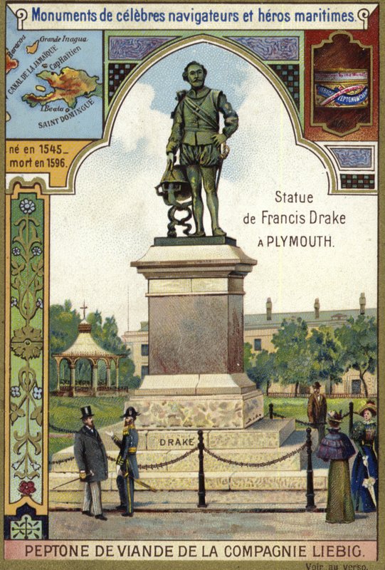 Estatua de Sir Francis Drake, Plymouth de European School