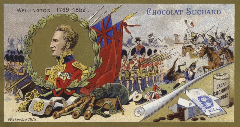El Duque de Wellington y la Batalla de Waterloo, 1815 de European School