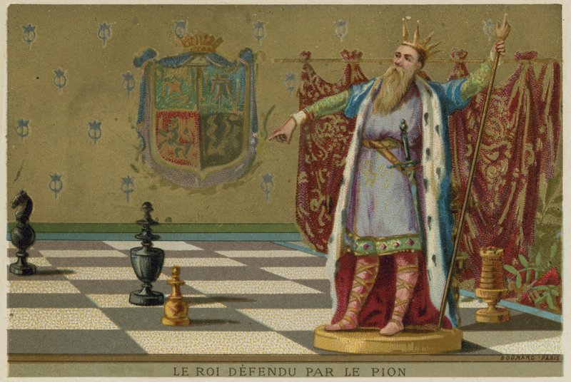 El rey defendido por un peón de European School