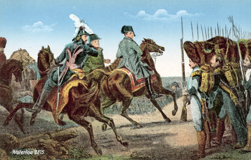 Waterloo 1815, Napoleón pasa revista a sus guardias de European School