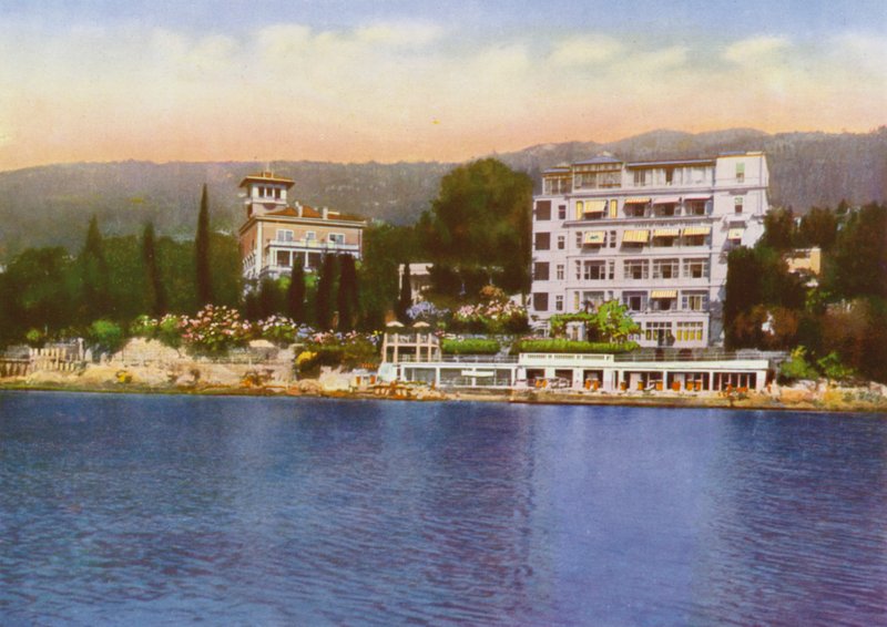 Abbazia, ahora Opatija en Croacia: Sanatorio "Abbazia", Dr. Szego, y Villa Kubelik de European Photographer