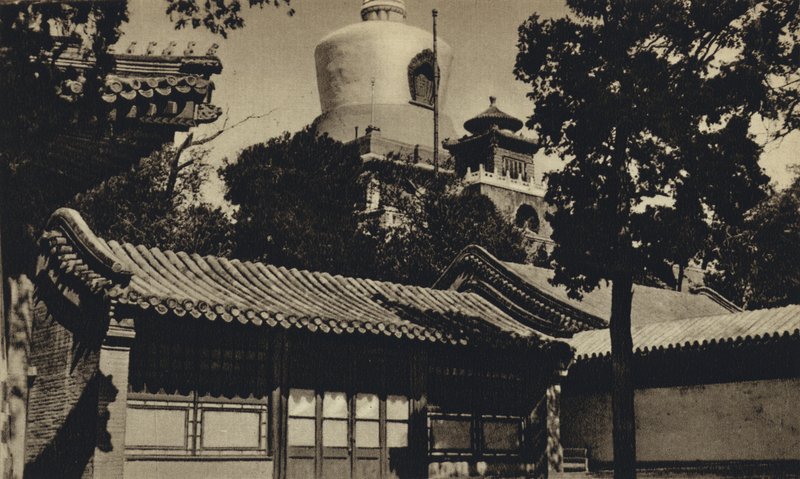China, Pekín, La Pagoda de la Botella (foto b/n) de European Photographer