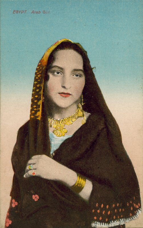 Egipto, chica árabe (foto en color) de European Photographer