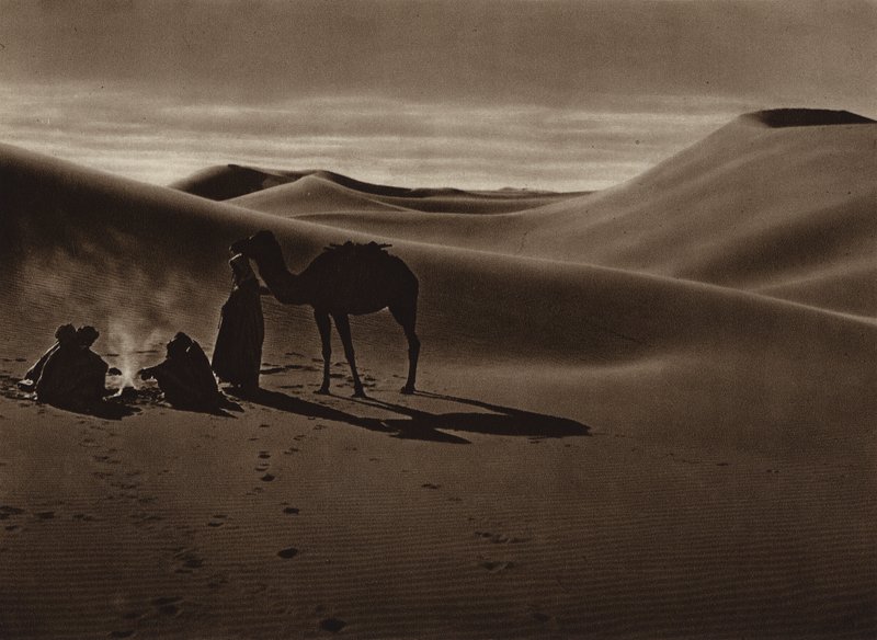 Atardecer en el desierto (foto b/n) de European Photographer