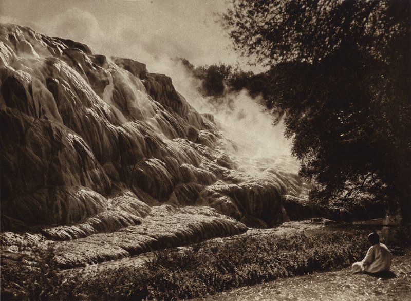 Hammam Meskoutin, Las fuentes calientes (foto b/n) de European Photographer