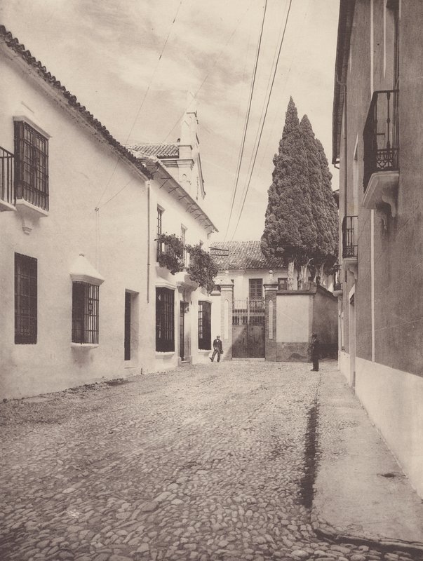 Pres casas en Calle de Gameros, Ronda (foto b/n) de European Photographer