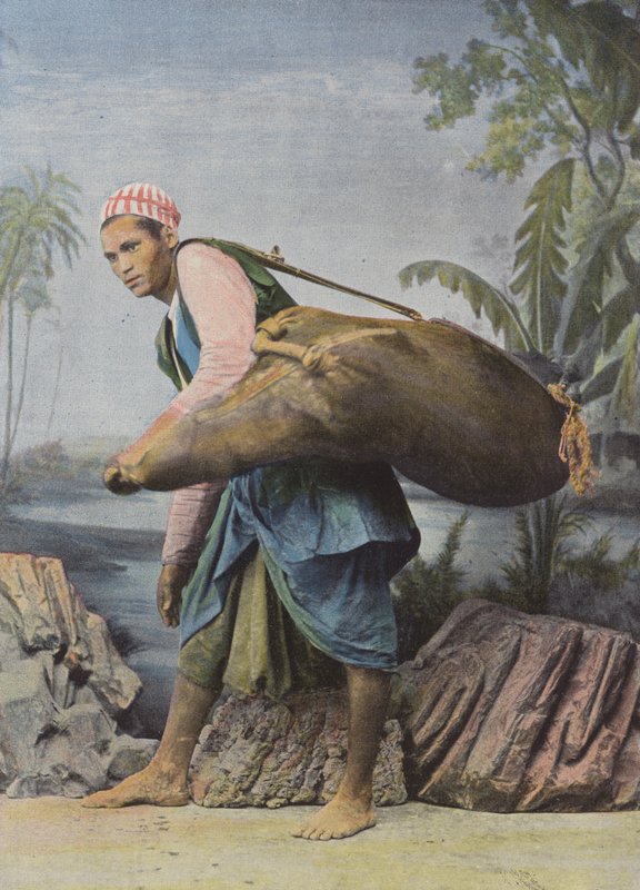 Portador de agua en El Cairo de European Photographer