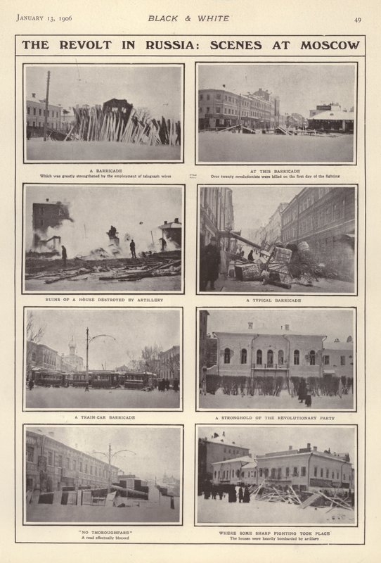 La revuelta en Rusia, escenas en Moscú de European Photographer