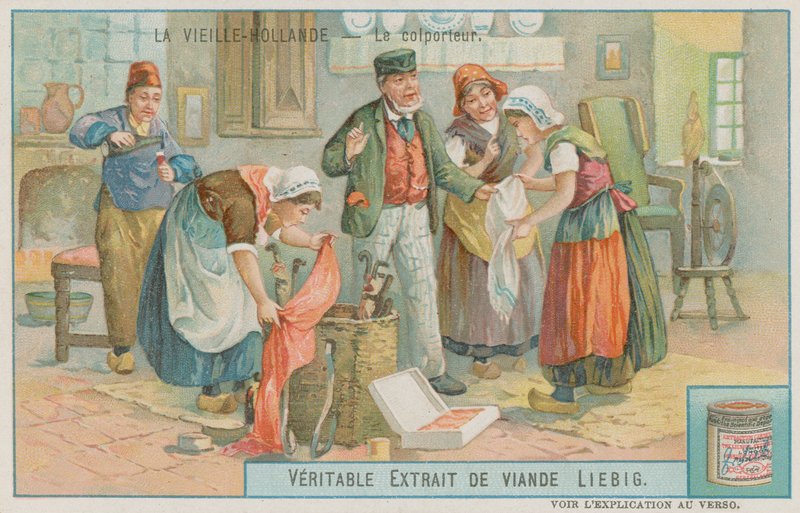 Un vendedor ambulante en la vieja Holanda de European School