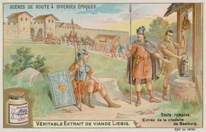 Antigua carretera romana hacia el fuerte de Saalburg de European School