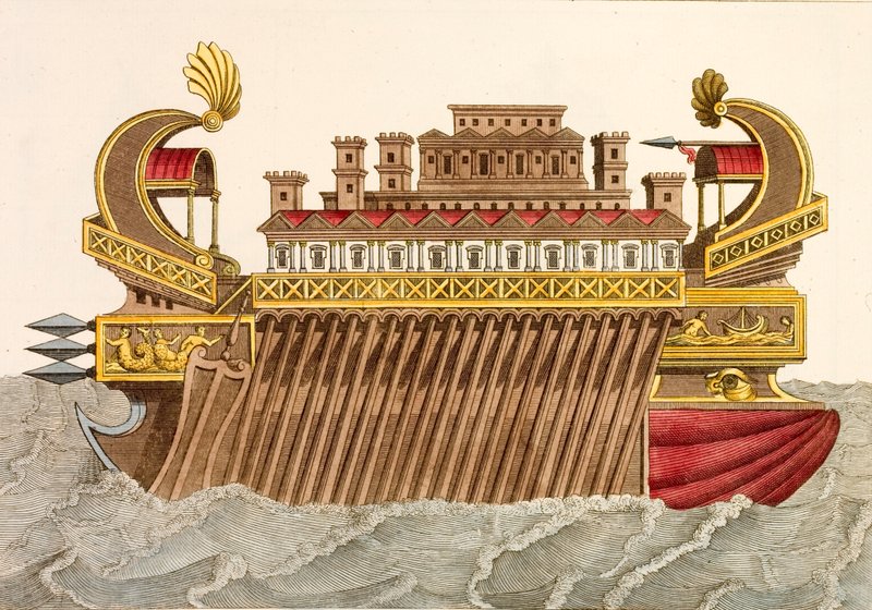 Buque de guerra antiguo de European School