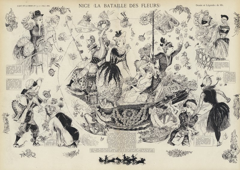 Batalla anual de las flores, Niza, Francia de European School