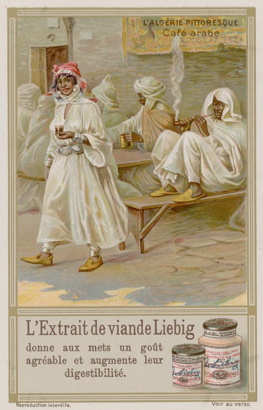 Café árabe en Argelia de European School