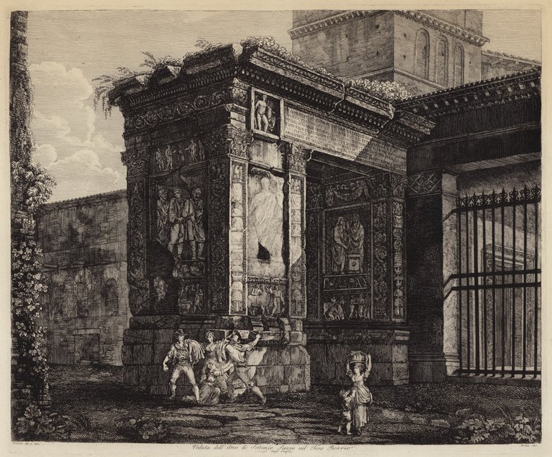 Arco de Septimio Severo y Foro Boario, Roma, Italia de European School