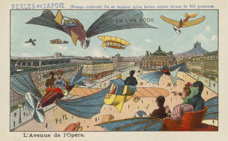 Avenida de la Ópera, París, en el año 2000 de European School