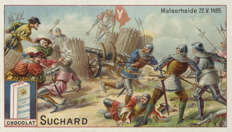 Batalla de Calven (Batalla de la Malserheide), Suiza, 22 de mayo de 1499 de European School
