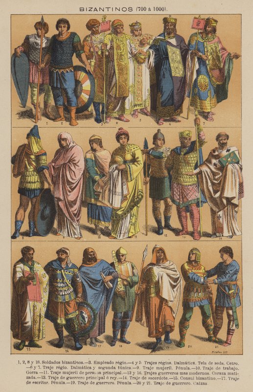 Bizantinos, 700 a 1000 de European School