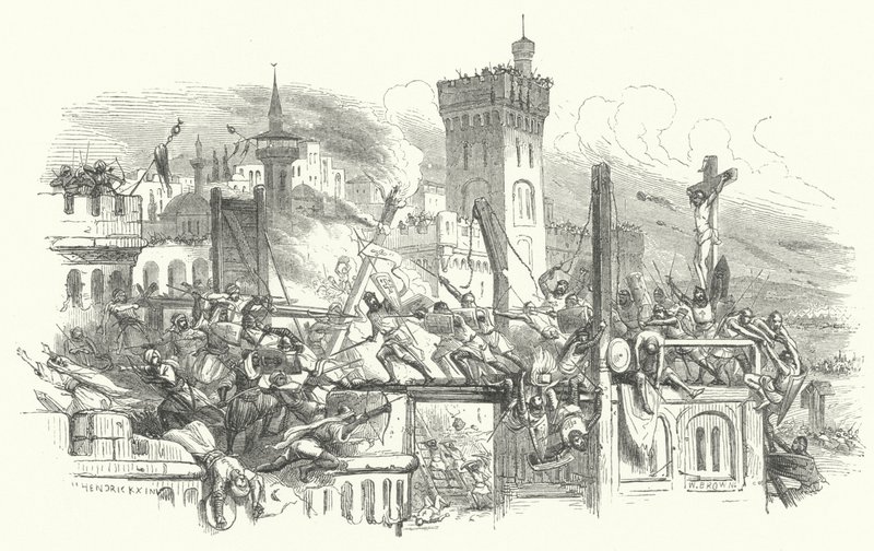 Captura de Jerusalén por los cruzados de European School