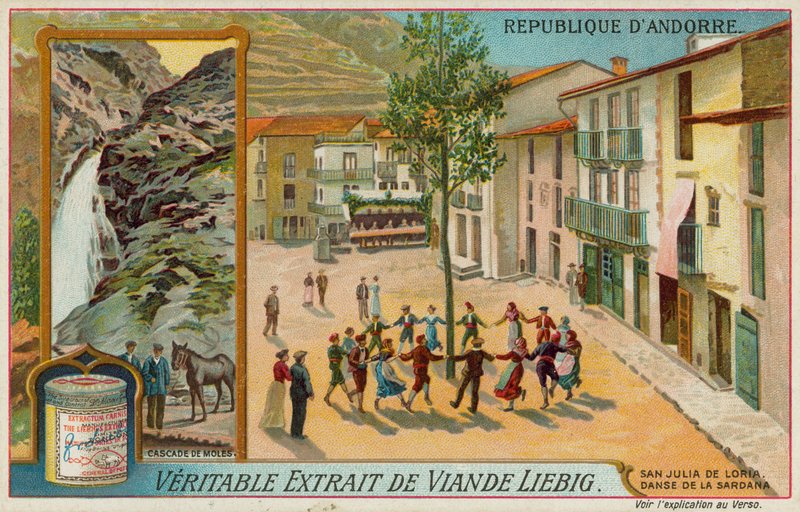 Cascada de Moles y bailarines de Sardana en San Julia de Loria de European School