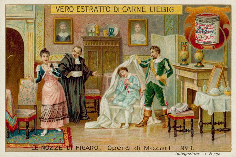 Cherubino, el Conde, Susana y Basilio de European School
