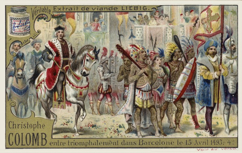 Cristóbal Colón entra en Barcelona en triunfo, 15 de abril de 1493 de European School