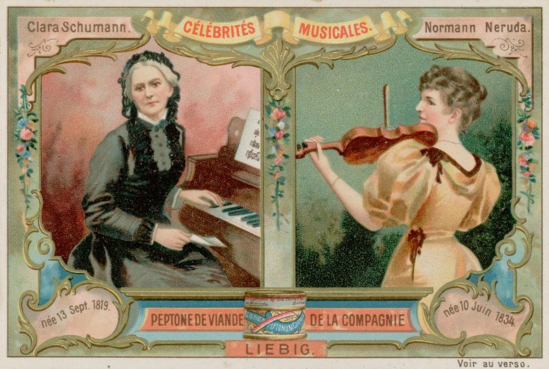 Clara Schumann y Wilma Neruda de European School