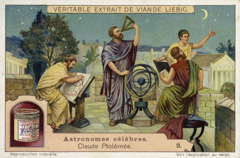 Claudio Ptolomeo, astrónomo, matemático y geógrafo grecorromano de European School
