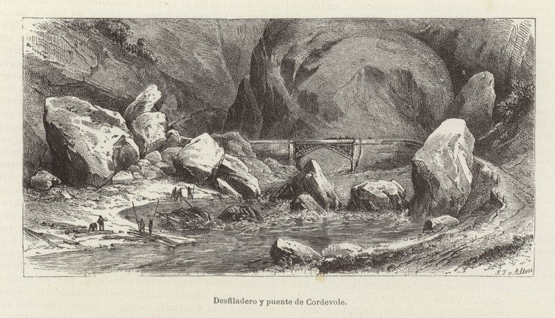 Garganta y puente de Cordevole de European School