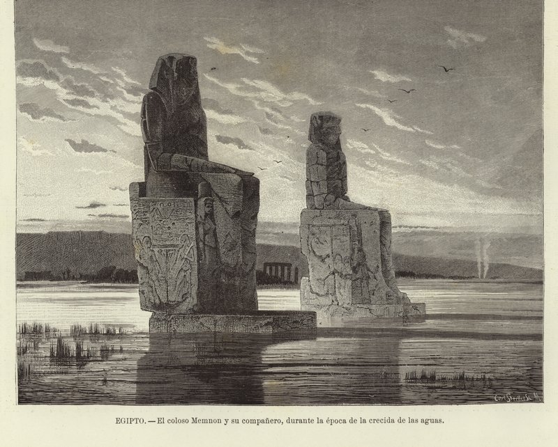 Egipto - Los Colosos de Memnón de European School