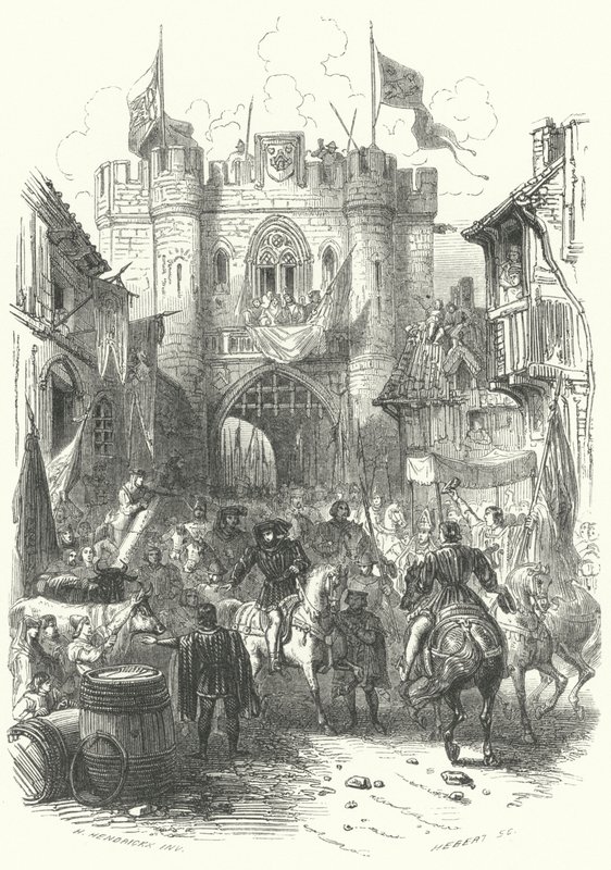 Entrada de Felipe el Atrevido, Duque de Borgoña, en Amberes de European School