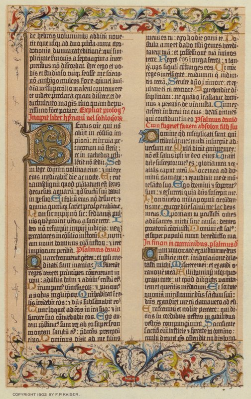 Facsmile de la Biblia de Gutenberg de European School