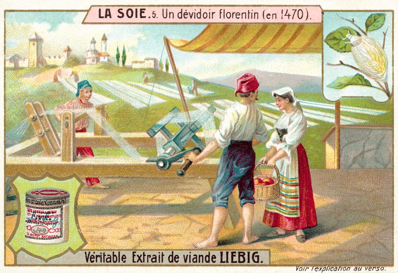 Devanadora de seda florentina de European School