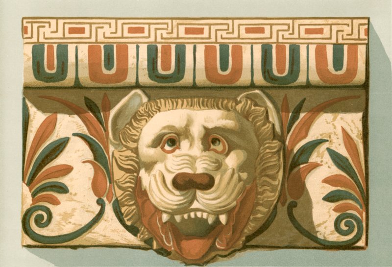 Fragmentos de terracota encontrados en Metapontim en 1828 de European School