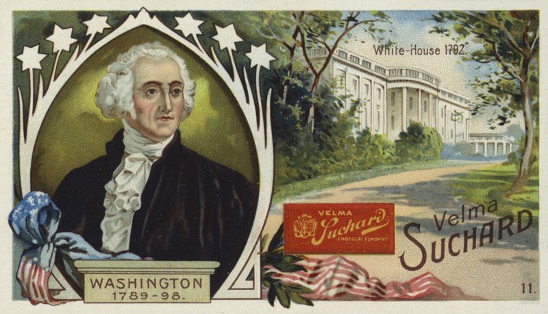 George Washington, primer presidente de los Estados Unidos, y la Casa Blanca, Washington DC de European School