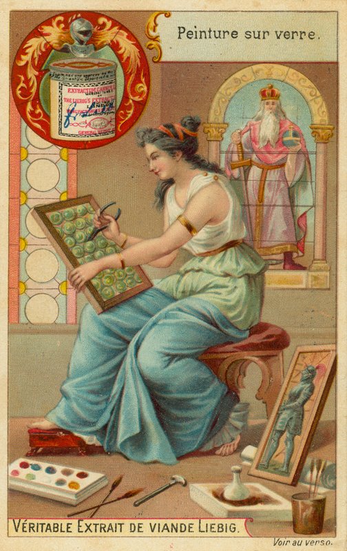 Pintura sobre Vidrio de European School