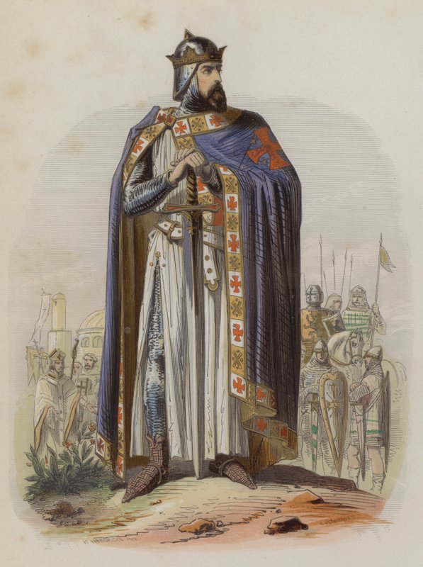Godofredo de Bouillon, líder franco de la Primera Cruzada y primer gobernante del Reino de Jerusalén de European School