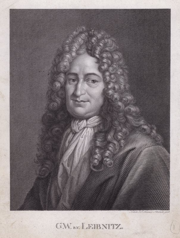 Gottfried Wilhelm Leibniz, filósofo, matemático y polímata alemán de European School