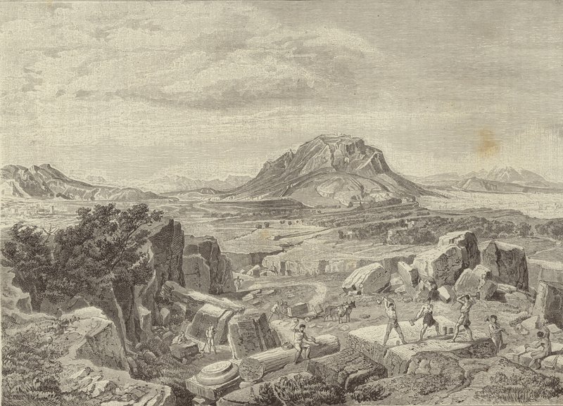 Grecia y Roma - Grecia: Corinto, visto desde una cantera de European School