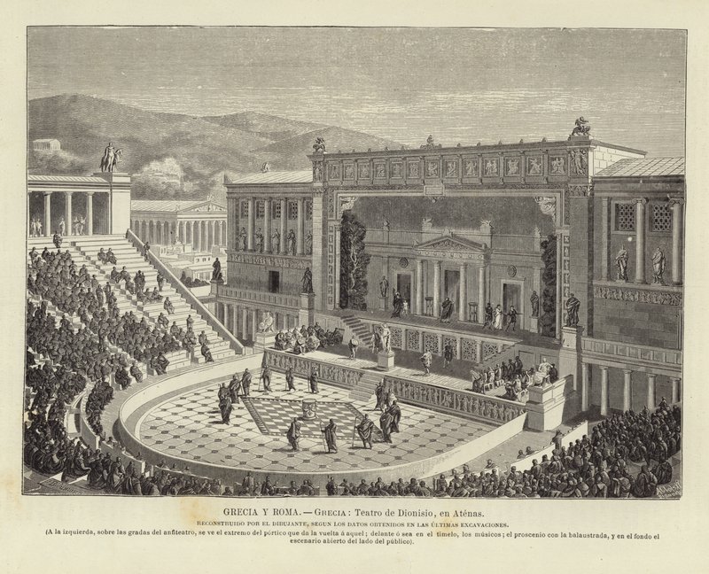 Grecia y Roma - Grecia: Teatro de Dionisio en Atenas de European School