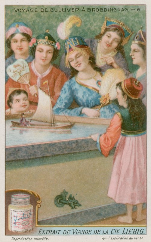 Gulliver en un barco de juguete de European School